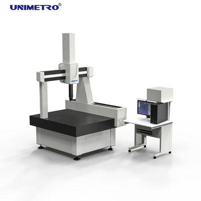 Semi-Automatic High Precision 3D Coordinate Measuring Machine with Double Passive Vibration Damping and Enclosed Guides