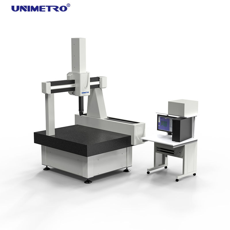 Semi-Automatic High Precision 3D Coordinate Measuring Machine with Double Passive Vibration Damping and Enclosed Guides