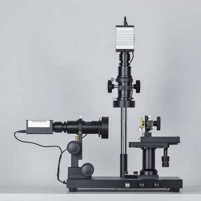 HDの測定のカメラ用具は回転式テーブルが付いている顕微鏡を点検する